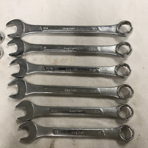 King Craft 12pt. Combination Wrench Set of 14. - Picture 2 of 5