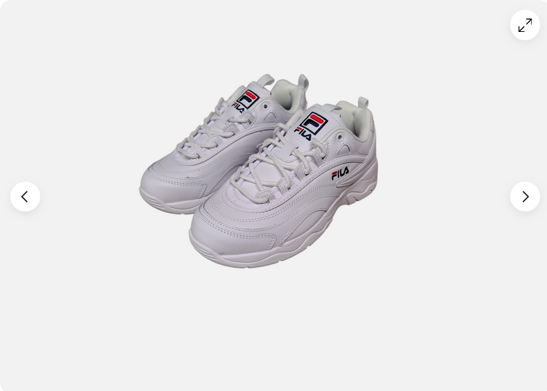 Fila Womens Disarray White Athletic Sneakers Size 11 New