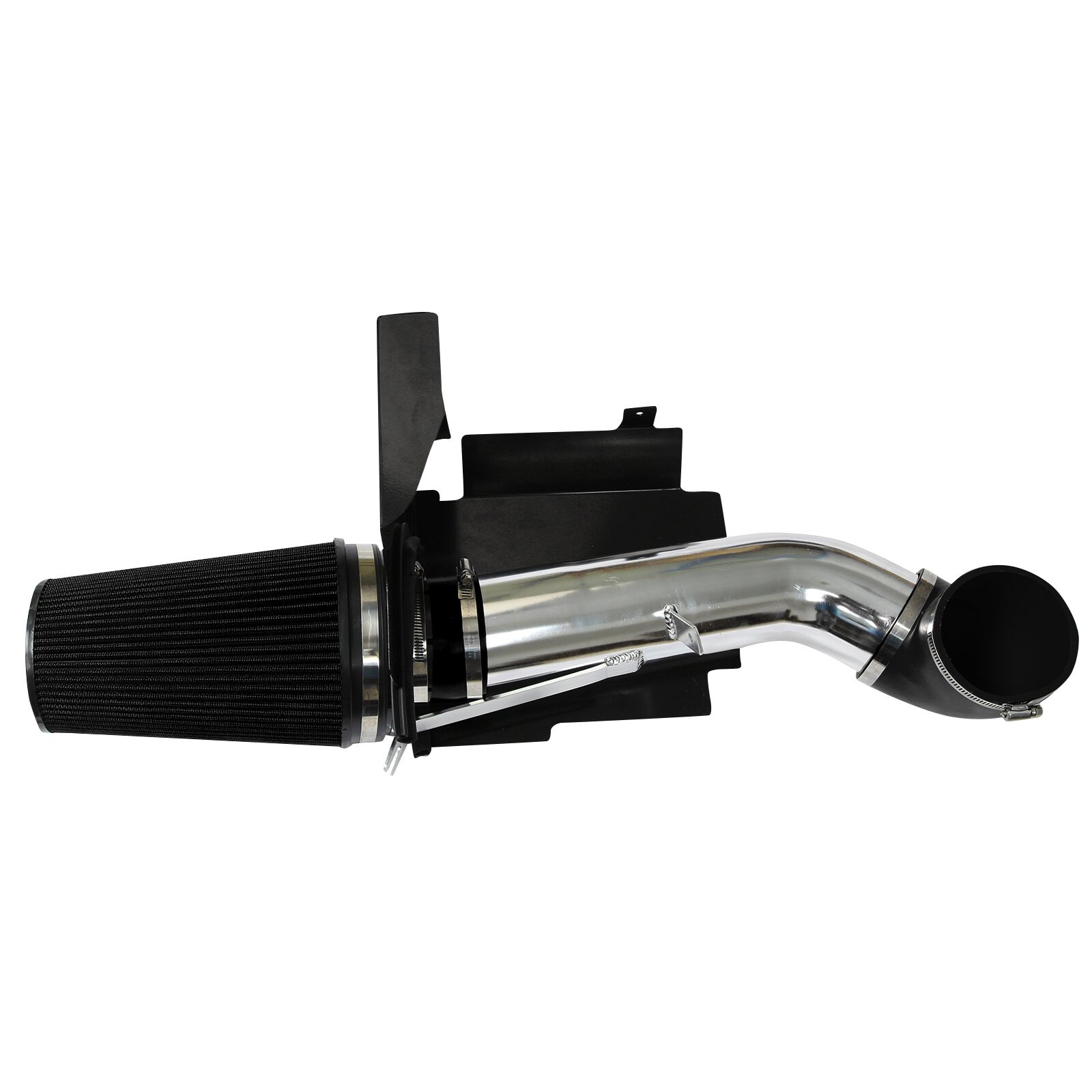 Cold Air Intake System+Heat Shield For 99-06 GMC/Chevy V8 4.8L/5.3L/6.0L Black