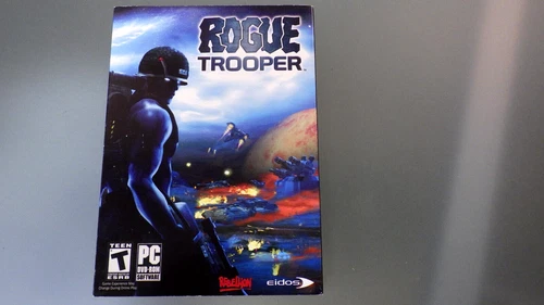 Vtg 2006 Video PC-DVD Game ROGUE TROOPER in Big Box Complete CIB w/ Book EIDOS
