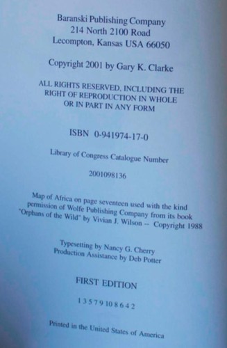 GARY K. CLARKE I'd Rather Be On Safari SIGNED 1ST EDITION Africa Travel 2001 HC - Picture 4 of 5