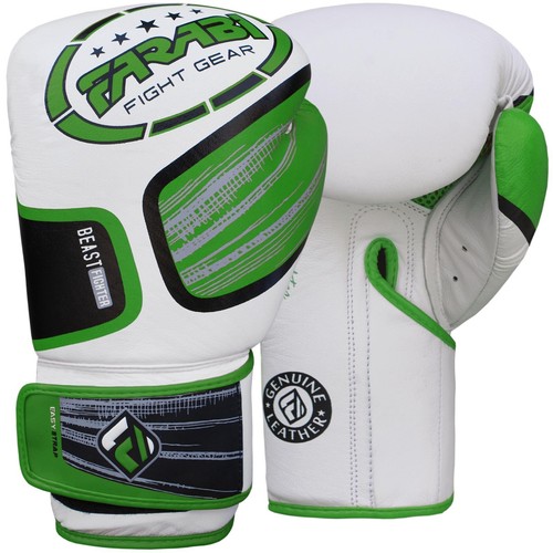 Farabi Professional Leather Boxing Gloves Sparring MMA Training Punching Fight - Picture 4 of 13