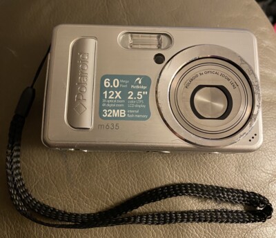 Polaroid Digital Camera M635 With Case Untested