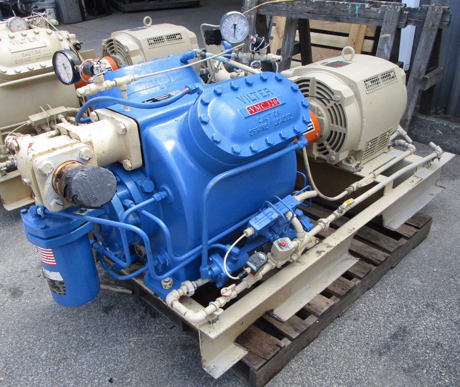 Vilter Emerson M17K3240 S 75995 HVAC Compressor w/ Reliance Elec. XE