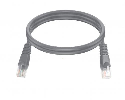 Paquete de 5 cables de conexión Ethernet Cat5e gris Cat5e con arranque al ras Steren 308-603GY 3 ft - Imagen 1 de 1