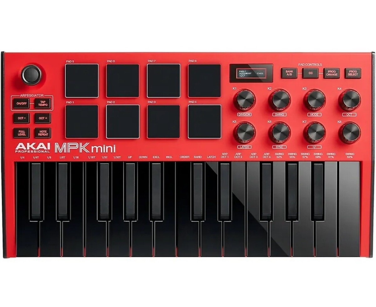 AKAI アカイ MPK mini MK3 Akai USB MIDI Akai MPK Mini Mk3 USB Controller Keyboard - Perfect Circuit