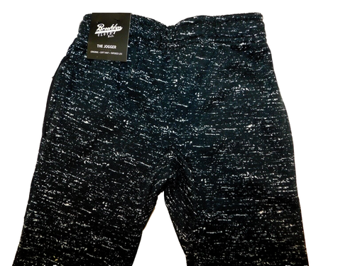 Brooklyn Cloth Boy Joggers Pants Black Marled Size 5 Polyester Fleece Lined NEW - Picture 4 of 5