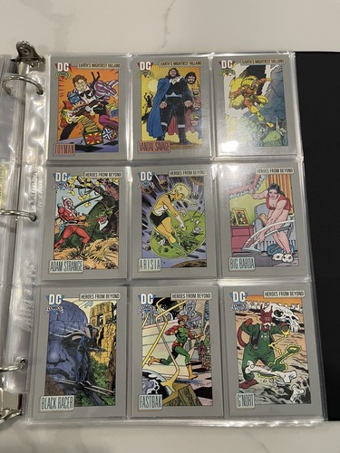 DC Comics 1991 Complete Card Set in Folder Superman Green Lantern Wonder Woman - Picture 13 of 20