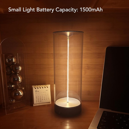 Modern Minimalist Table Lamp, Bedside Table Lamp, Touch Dimmable Table Lamp with - Picture 7 of 9