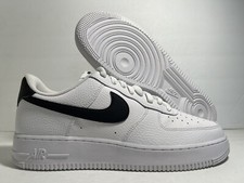 Nike Air Force 1 '07 White Black CT2302-100 Men's Size Shoes NEW