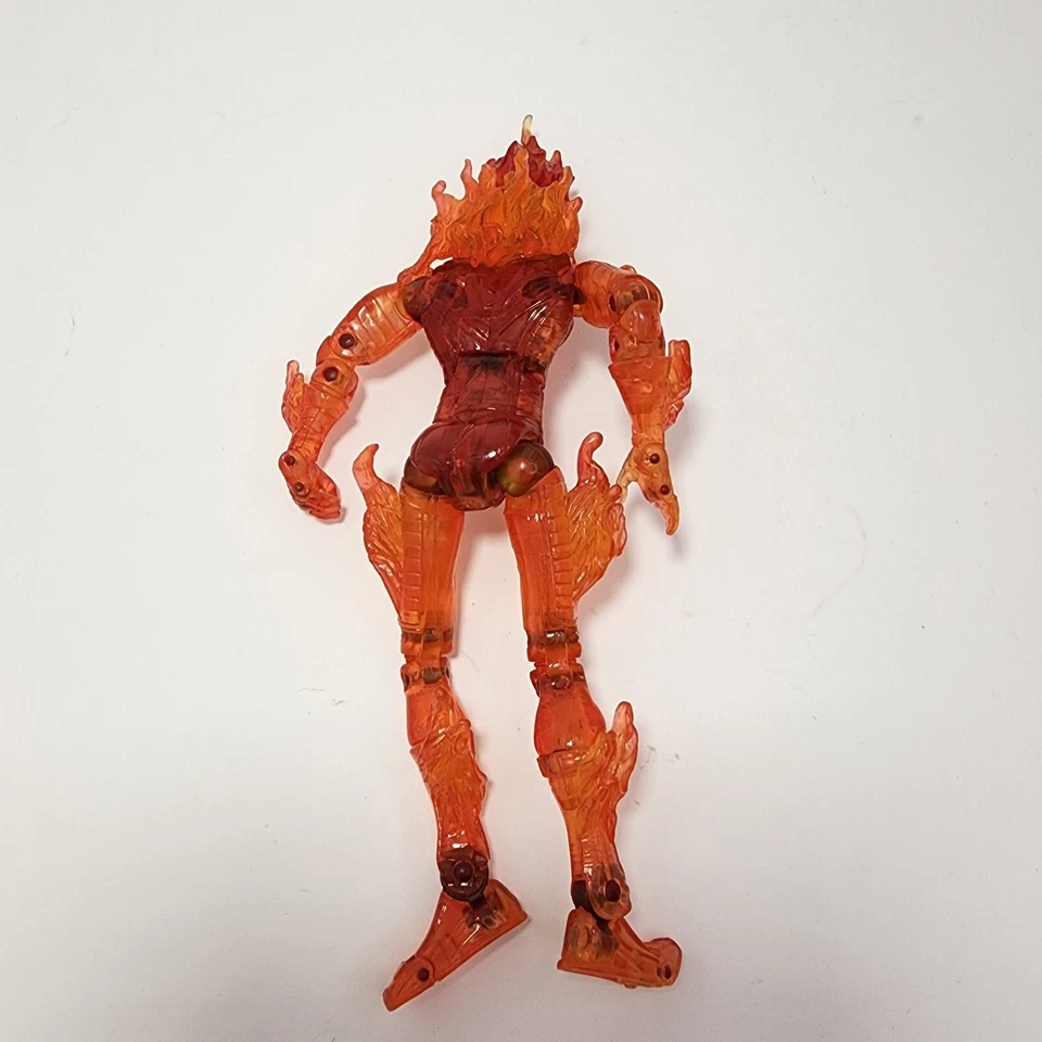 Marvel Fantastic 4 - Flying Human Torch Spinning Gun Toy with Figure 2005 - Image 4 of 4