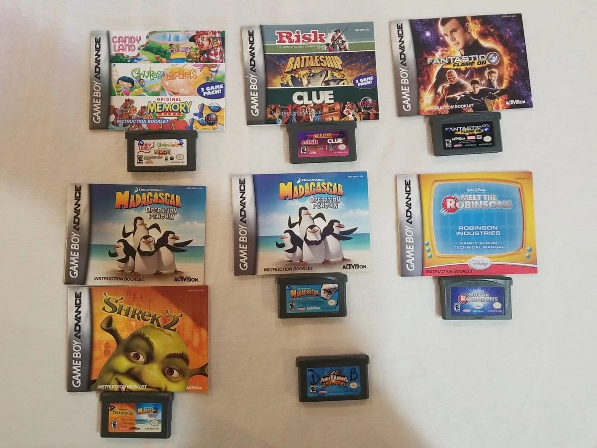 Nintendo Gameboy Advance GBA Games All Authentic & Tested