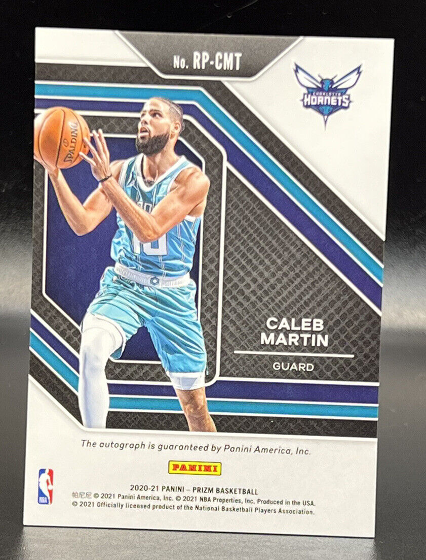 2020-21 Panini Prizm Penmanship #RP-CMT Caleb Martin Rookie 2020-21 Panini Prizm Penmanship #RP-CMT Caleb Martin Rookie