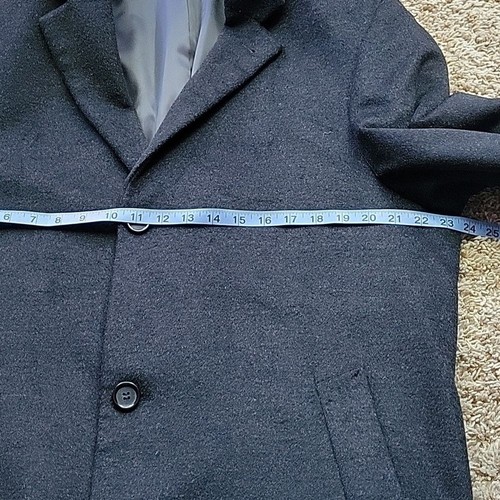 Izod Men's Wool Long Coat Size 40R - Picture 12 of 16