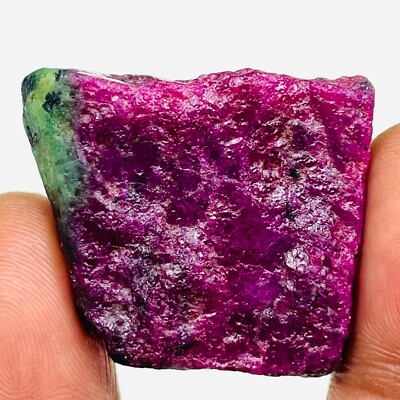rubyページ 156 Cts Unheated Natural Ruby Ziosite Rough 33x29mm Stunning Red