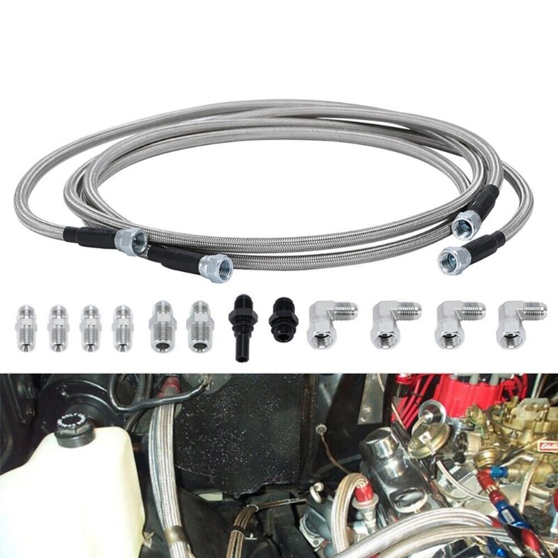 6AN Fluid Cooler Hose Line for 4L80E TH350 TH400 4L80E 700R4 4R70W