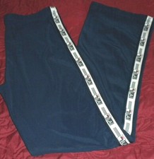 Women's FILA Leisure,Athletic Activewear Warm-up Pants Navy Sz M - - REDUCED