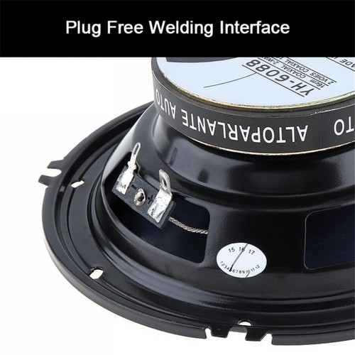 6.5'' Car Coaxial Hifi Speakers Audio Music Speaker Non-destructive Installati - Picture 6 of 10