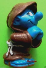 20431 Smurf Monk Smurf Puffo Smurfs Monk Smurfette Pitufo RARE