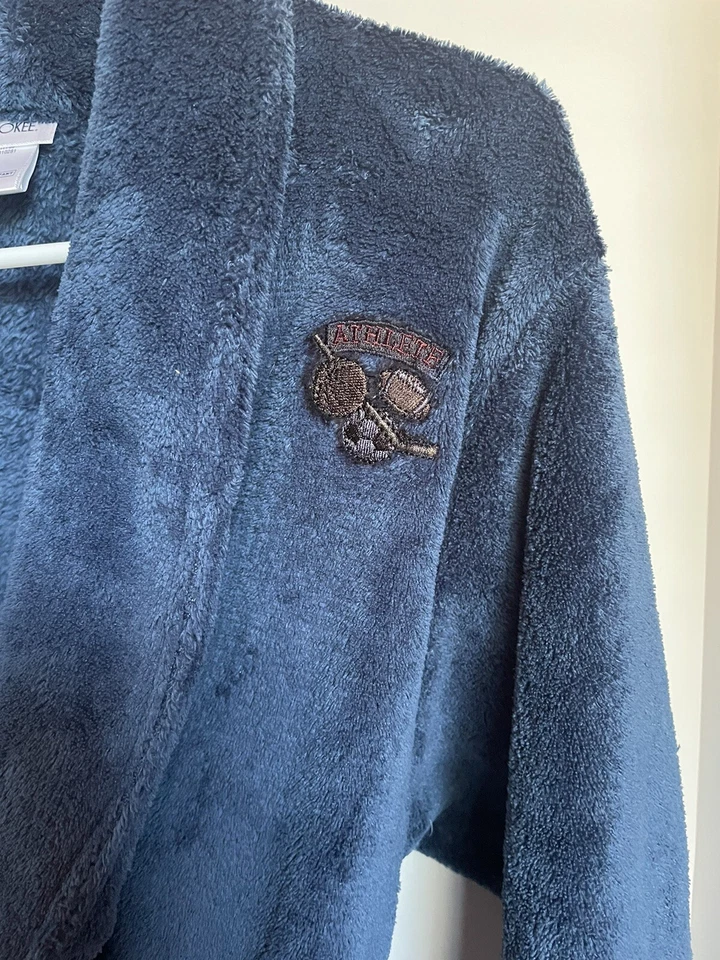 Albornoz deportivo Cherokee azul marino para niños Foto 2 de 3