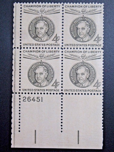 U S 4 MINT NH OG PLATE BLOCKS of 4 SC # 1127 / 1147 - Picture 3 of 8