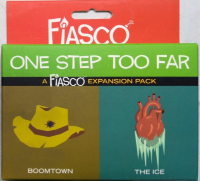 FIASCO ONE STEP TOO FAR BRETTSPIEL ERWEITERUNG BRANDNEU