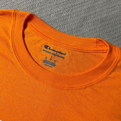 TENNESSEE VOLUNTEERS Shirt Mens L Orange CHAMPION University NCAA Football NEW - Picture 7 of 11