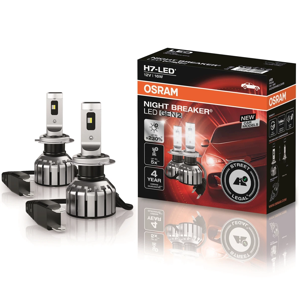 Osram Night Breaker NEWS Jetzt H1 LED Mit ZULASSUNG, 41 OFF
