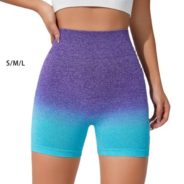 Gradient Seamless Shorts Women Fitness Short Leggings Running Cycling Gradient Seamless Shorts Women Fitness Short Leggings Running Cycling