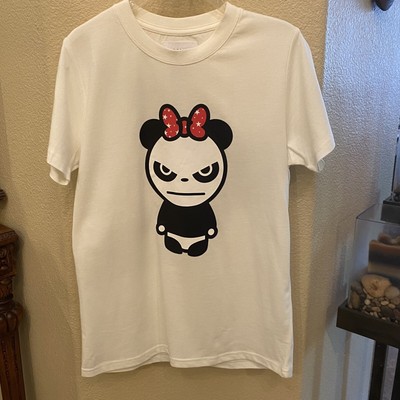 NWT~HIPANDA White Graphic T-Shirt Size Large-Fits Like A Size S/M