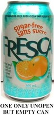 Canadian Fresca 2009 EMPTY UNOPEN 355ml 12oz Bi-Lingual French English Canada