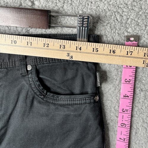 Ring of Fire Damen Hose Größe 20 Schwarz Chino Gerade 5 Taschen Freizeit W29 L28 - Bild 10 von 14