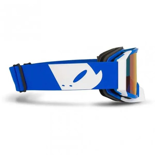 MASCHERA MOTO UFO WISE PRO BLU BIANCO CROSS MX ENDURO BLUE WHITE OCCHIALI - Foto 3 di 6