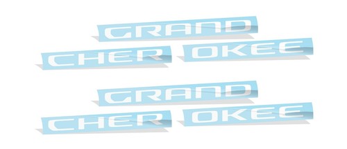 GRAND CHEROKEE Emblem Overlay Decals for 2022-2025 All new Jeep Grand Cherokee - Bild 35 von 77