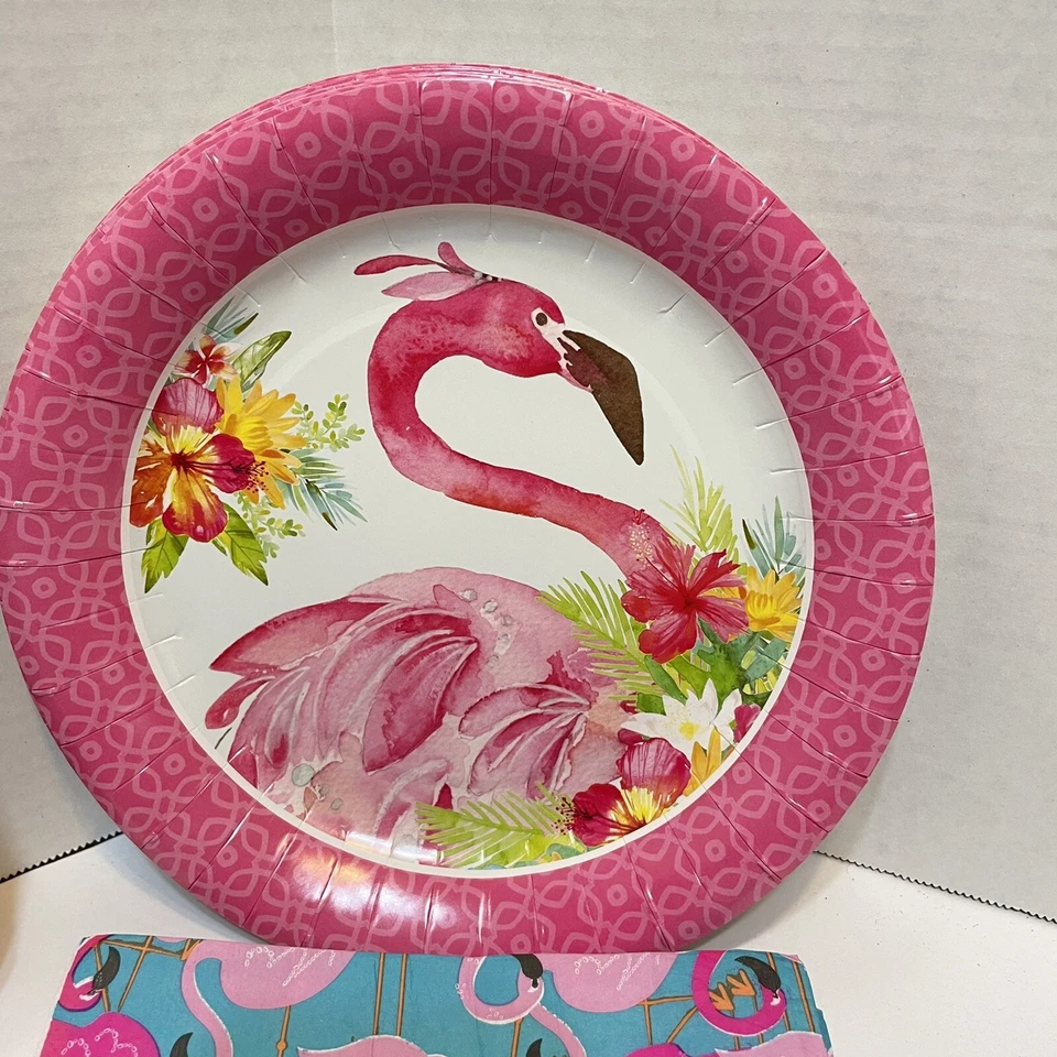 Pack Fiesta Flamenco Piña Platos Servilletas Revolver Palos Lote 158 Piezas LEER Foto 2 de 4