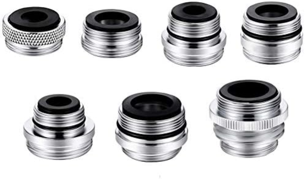 7pcs/Set rubinetto Aerator Kit adattatore, kit adattatore accessori rubinetto cu