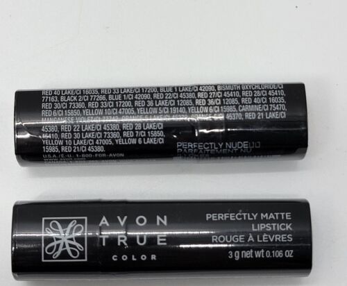 (Lot Of 2) Avon Perfectly Nude Matte Lipstick (NOS) Sealed Retired *** - Picture 3 of 7