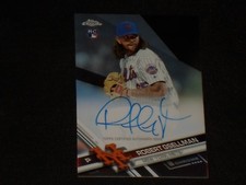 ROBERT GSELLMAN 2017 TOPPS CHROME REF CERTIFIED SIGNED AUTOGRAPHED CARD METS