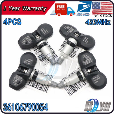 #ad #ad 4x 36106790054 NEW TPMS TIRE PRESSURE SENSOR For BMW 128i 328i 535i X3 X6 M3 M6 $50.99