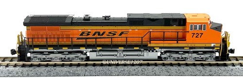 N Scale Kato 176-3509 GE C44-9W Dash-9 BNSF #727 Swoosh Diesel Engine Loco NIB - Picture 6 of 12