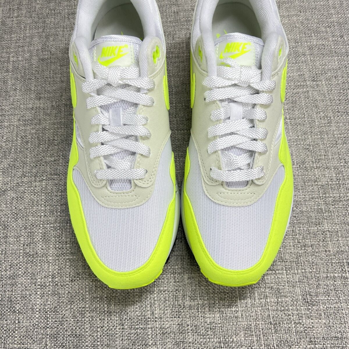 Nike Air Max 1 White Volt DZ2628-100 Women's Size 10.5 Nike Air Max 1 White Volt DZ2628-100 Women's Size 10.5