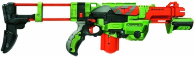 *TESTED AND WORKING* NERF Vortex Praxis Disc Shooter Blaster Gun