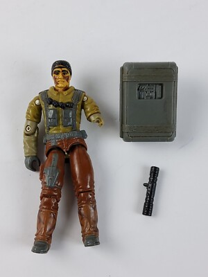 Vintage GI Joe BULLHORN (v1) 1990 Action Figure ARAH 3.75'' w/ Backpack Hasbro