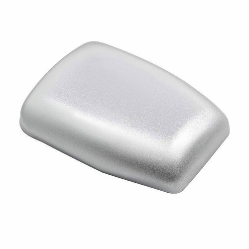 Cubierta de caja reposabrazos para consola central de aluminio plateada para Benz Clase E 2012-2015 - Imagen 4 de 7