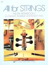All For Strings Theory Work Book 2 Violin