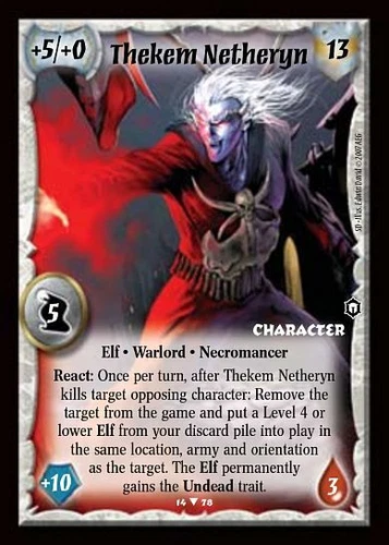 Thekem Netheryn - Elves - Warlord Saga of the Storm