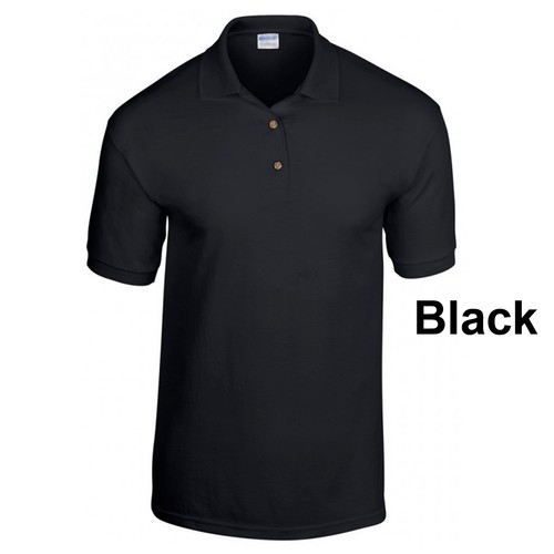 Polo Golf blank plain basic Jersey Collar T-Shirt Small Big Mens Cotton Tee Top - Picture 6 of 9