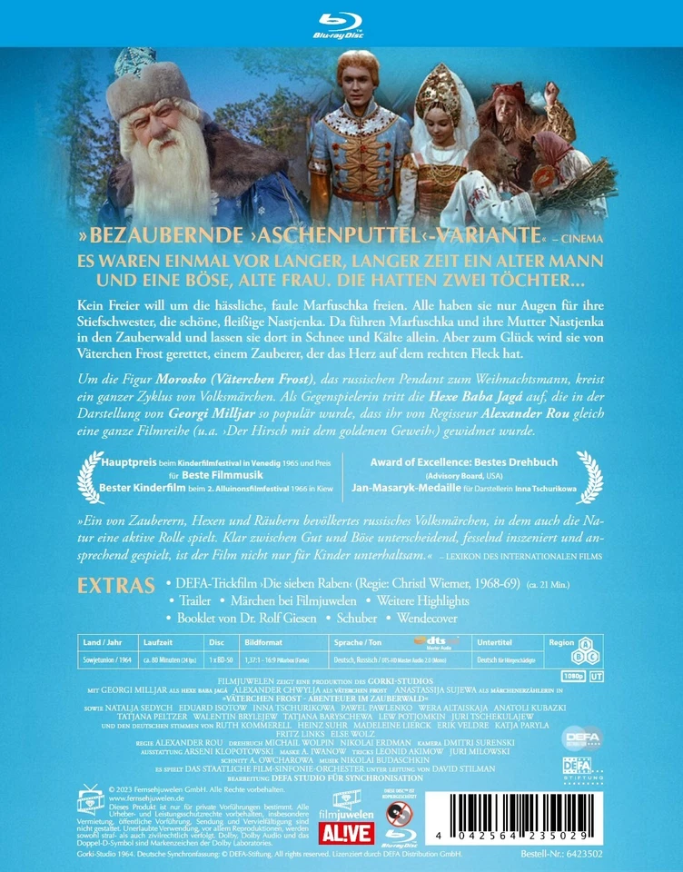 Väterchen Frost - Abenteuer im Zauberwald (1965/Morosko, DEFA-Märchen) [Blu-ray] - Bild 2 von 4