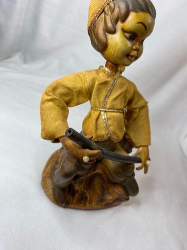Mid Century 60's Vintage Tilso Pixie Elf Gypsy Weird Blow Mold Figure Hong Kong - Picture 14 of 19
