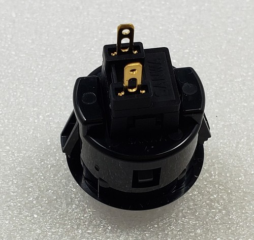 Japan Sanwa Black Grey Start Buttons x 2 pc OBSF-24-DH Video Arcade Parts - Picture 4 of 6